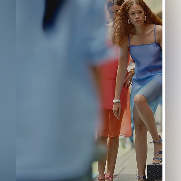 Jcrew Collection Rylie lace-up heels in Italian satin - Picture 4 of 4